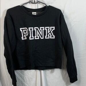 Pink Victoria's Secret Women's Crop Crew Neck X-Sm